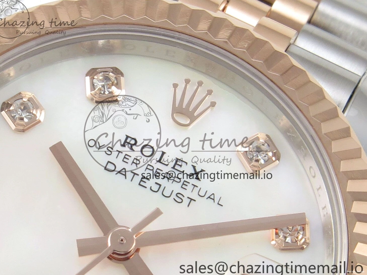 1230 DateJust 31 278271 THBF 1:1 Best Edition 904L Steel White Diamonds Dial on SS RG Jubilee Bracelet HZ Cal. Classic 24